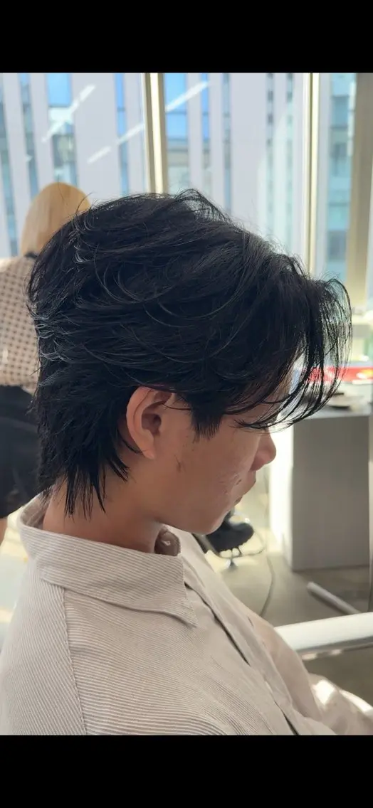 ショート パーマ メンズ フェザーパーマ メンズパーマ 博多メンズパーマ特化 ベップハルキのヘアスタイル
