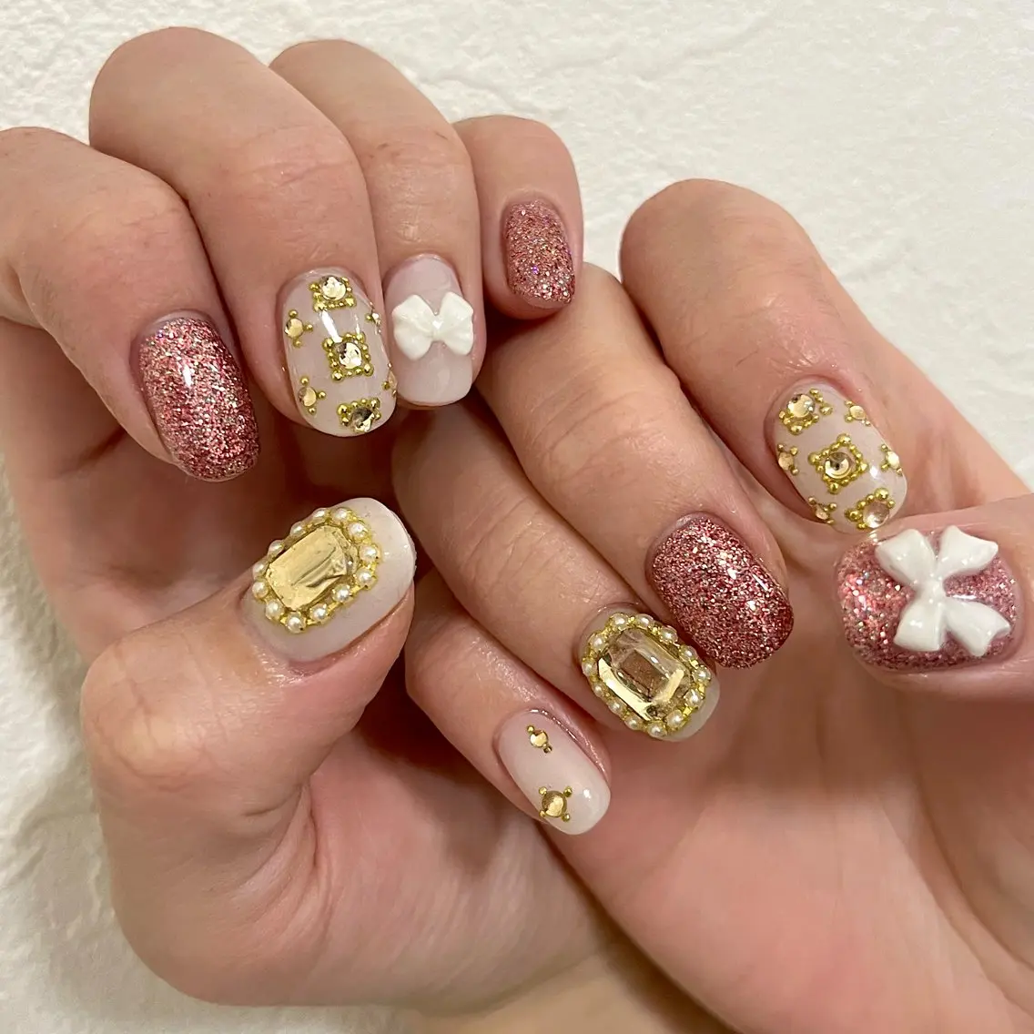 ネイル 持ち込み リボン Chipi Nailのネイルデザイン