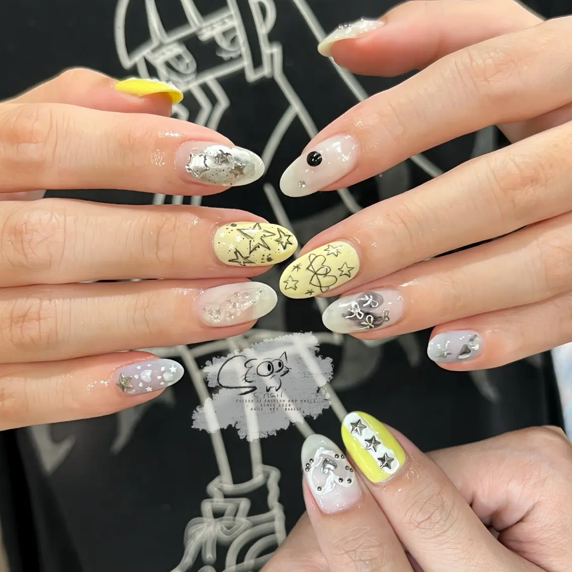 ネイル チークネイル フレンチネイル グラデーション マグネットネイル ワンカラーネイル S.nail _のネイルデザイン