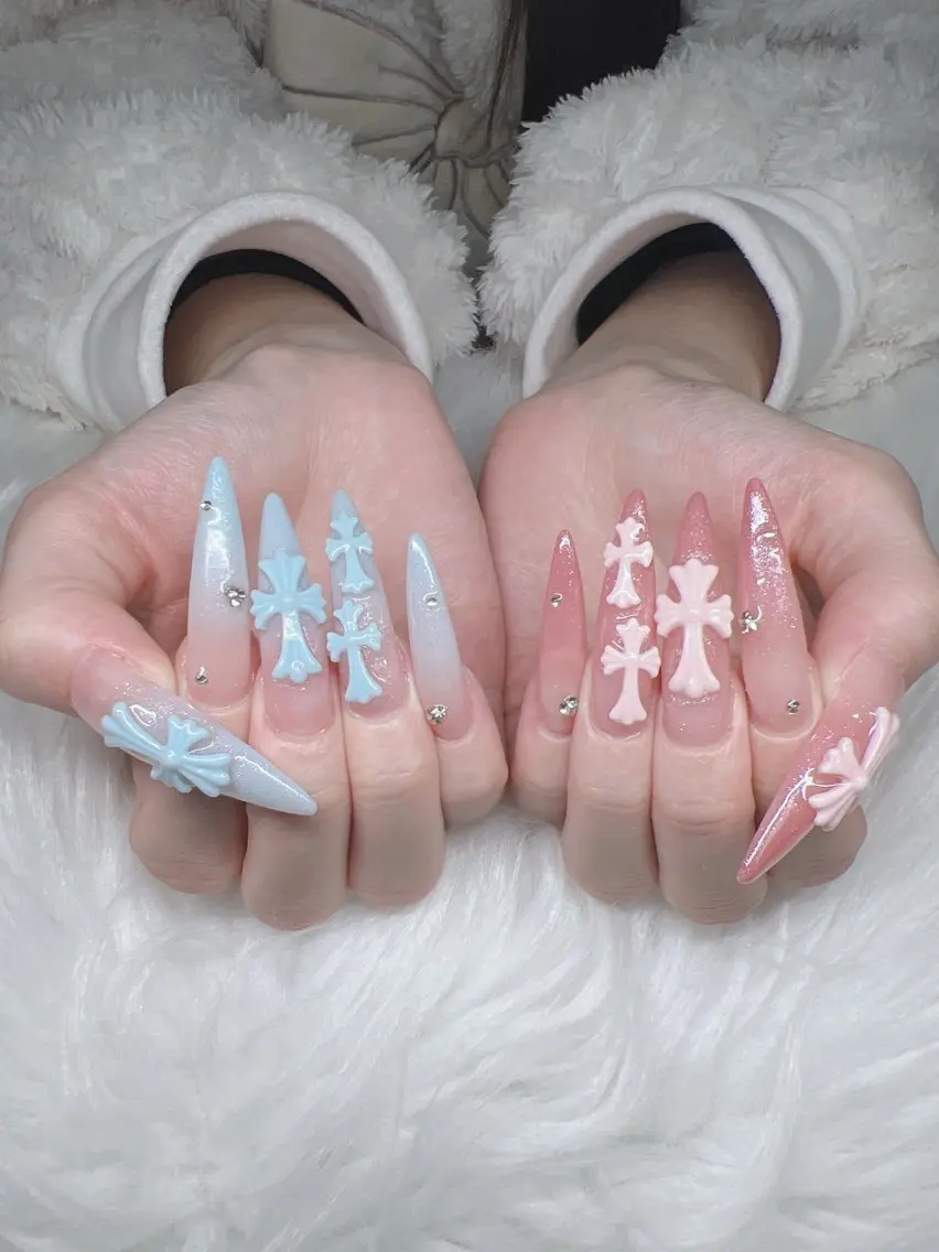 ネイル ハンドネイル Lee Nails チップ長さだし専門店のネイルデザイン