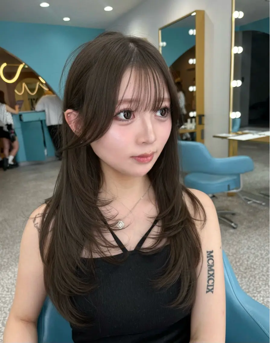 ロング 上谷 圭輝のヘアスタイル