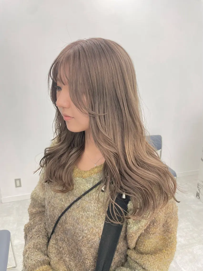 ロング カラー ヘアアレンジ ヘアカラー トリートメント 【Sweep】おじま のぞみのヘアスタイル