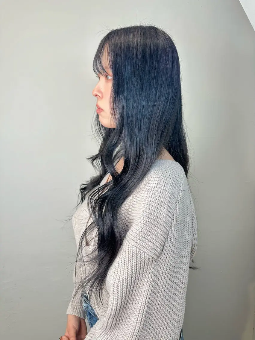 カラー ヘアカラー トリートメント 心斎橋 韓国レイヤ ー指名No.1renのヘアスタイル