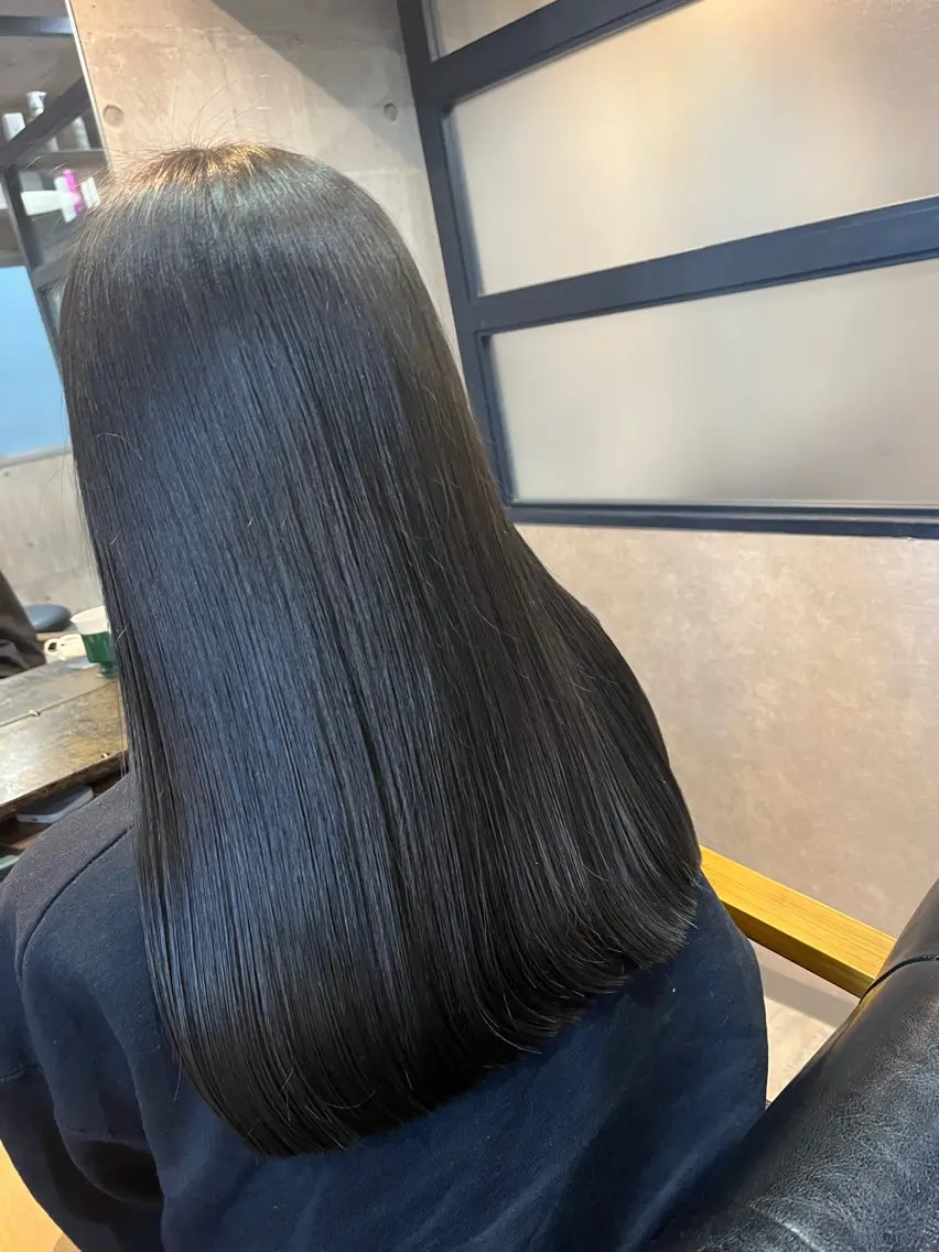 セミロング カット ヘアカラー トリートメント ヘアセット 🎀髪質改善 そら🎀のヘアスタイル