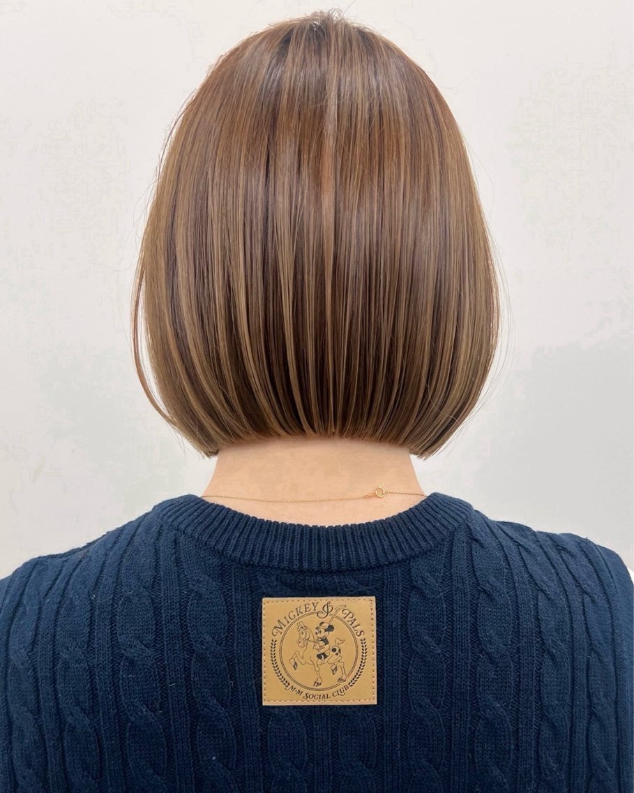 ショート カラー ヘアアレンジ ヘアカラー 🫧透明感カラー/ Wカラー🫧namiのヘアスタイル