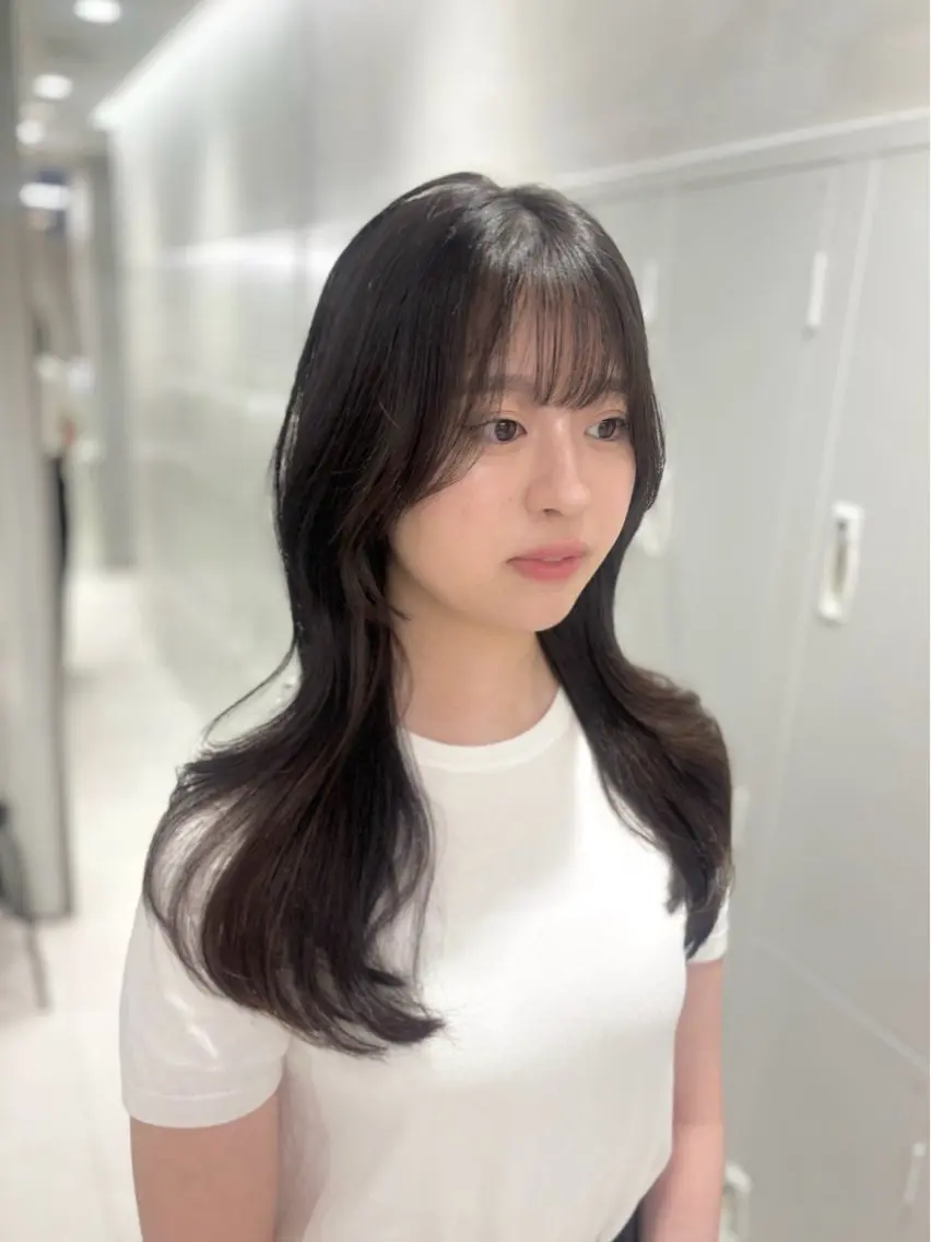ロング カット トリートメント 透明感カラー・レイヤ ー🎀amika🎀のヘアスタイル