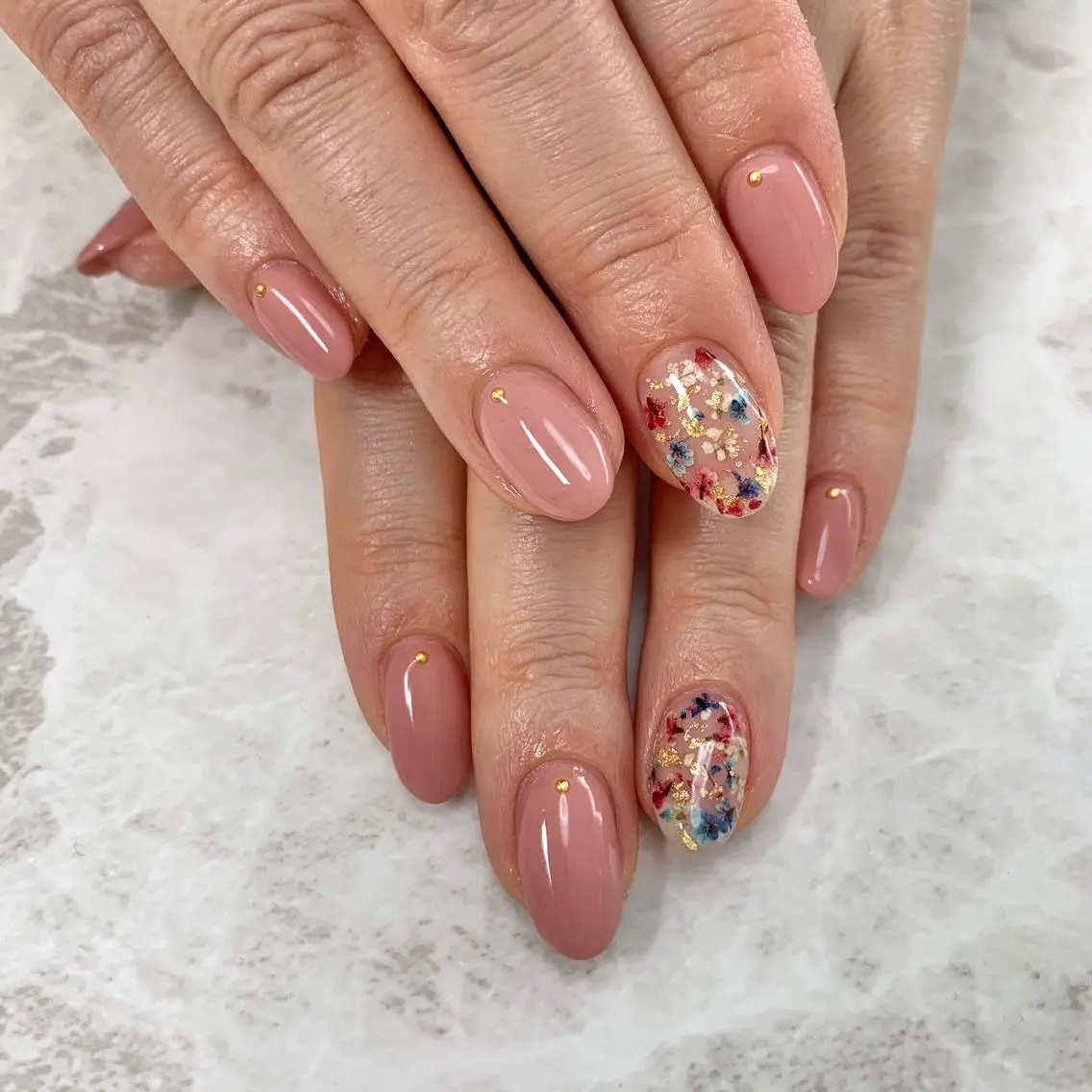 ネイル ピンク 春ネイル M's salonのネイルデザイン