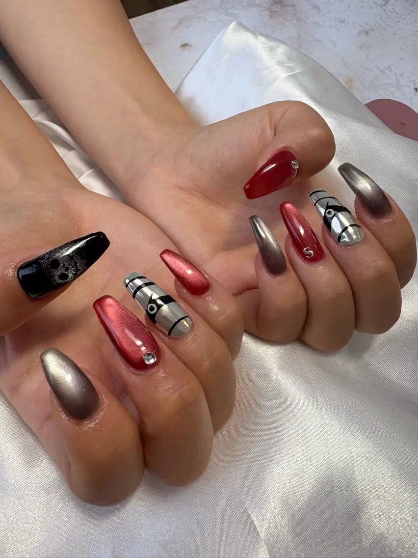 ネイル マグネットネイル ハンドネイル nail ayacaのネイルデザイン
