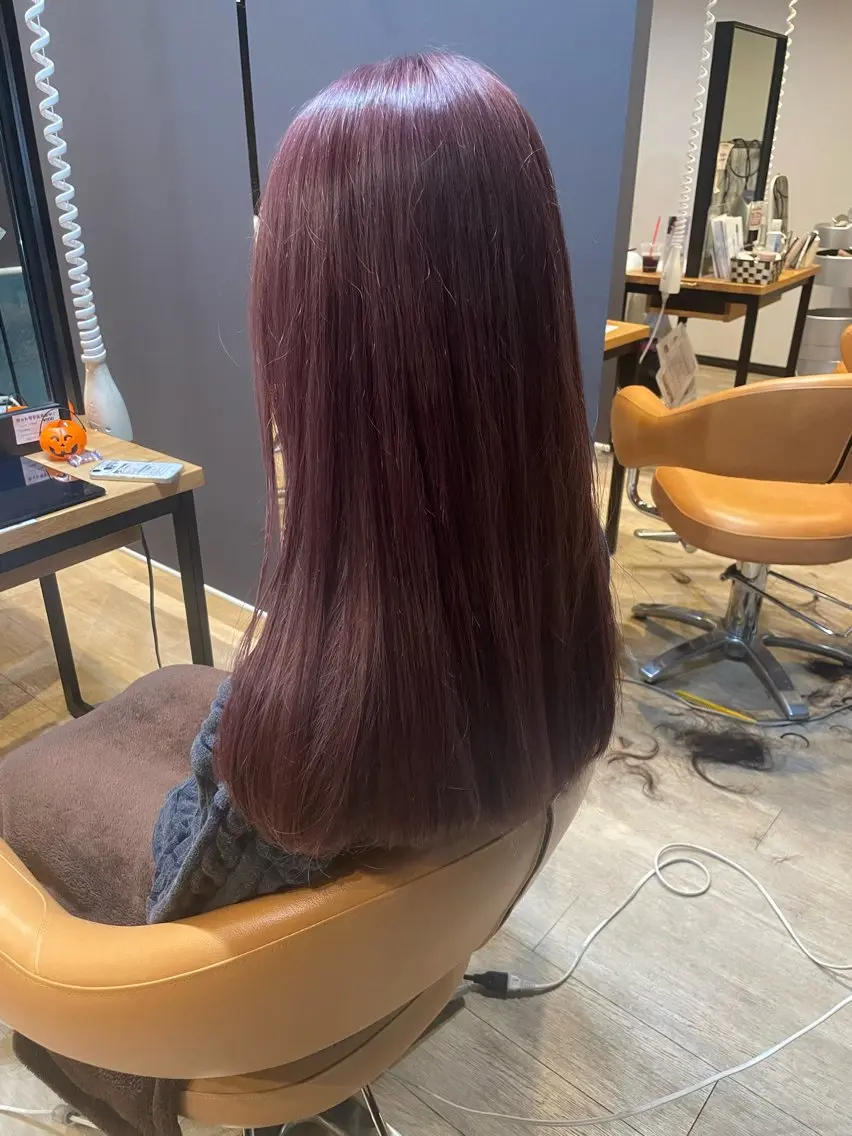 ロング カラー ダブルカラー ヘアカラー トリートメント 髪質改善/ブリーチ 田代 龍我のヘアスタイル