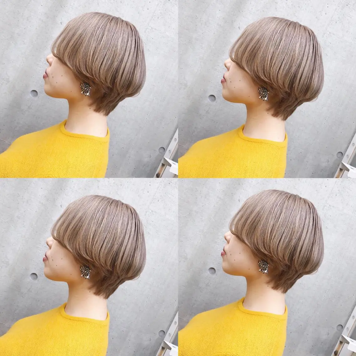 ショート カラー ヘアアレンジ カット ヘアカラー トリートメント TAKUMAブリーチ /切りっぱなし🪽のヘアスタイル