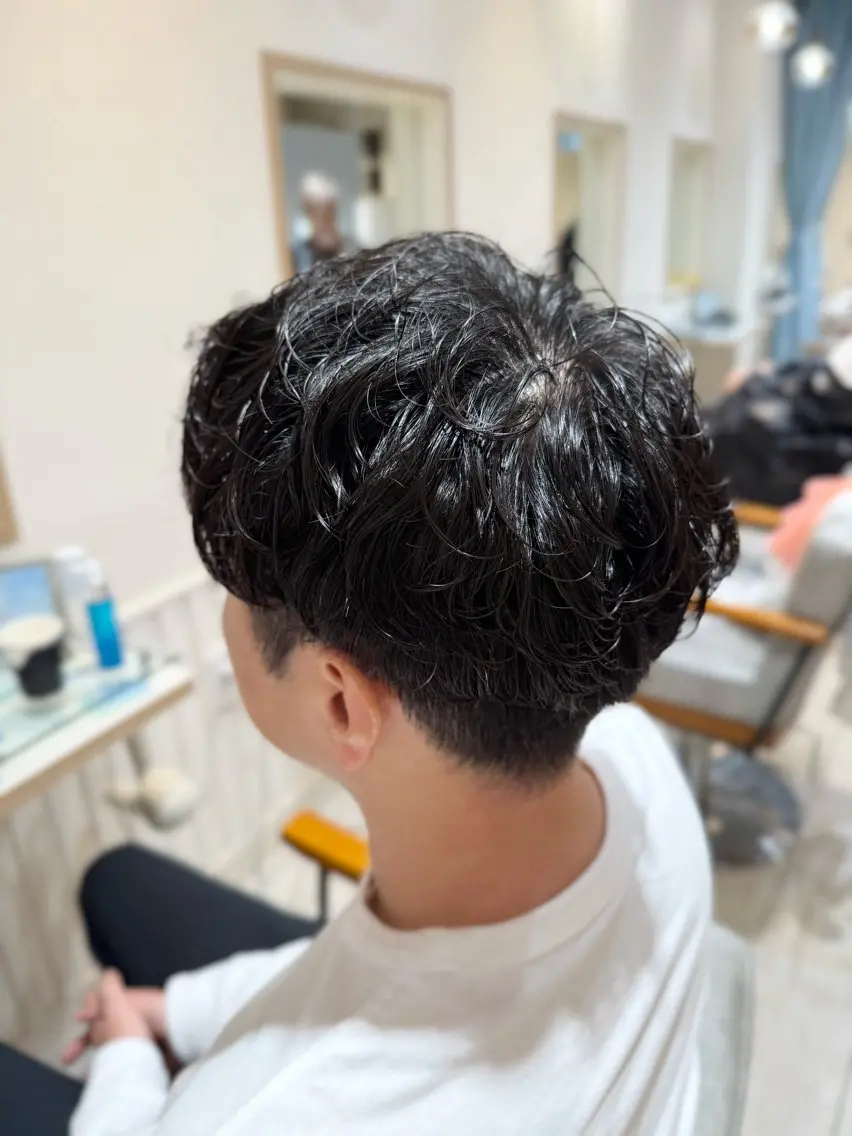 パーマ メンズ カット パーマ パーマモデル 募集中🎀渡邉のヘアスタイル