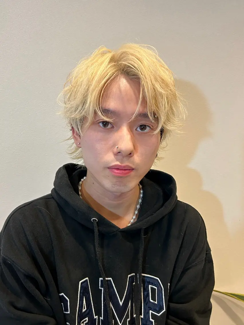 ✂️メンズカット➕ケアブリーチ➕カラー➕BYKARTE最高級トリートメントの写真