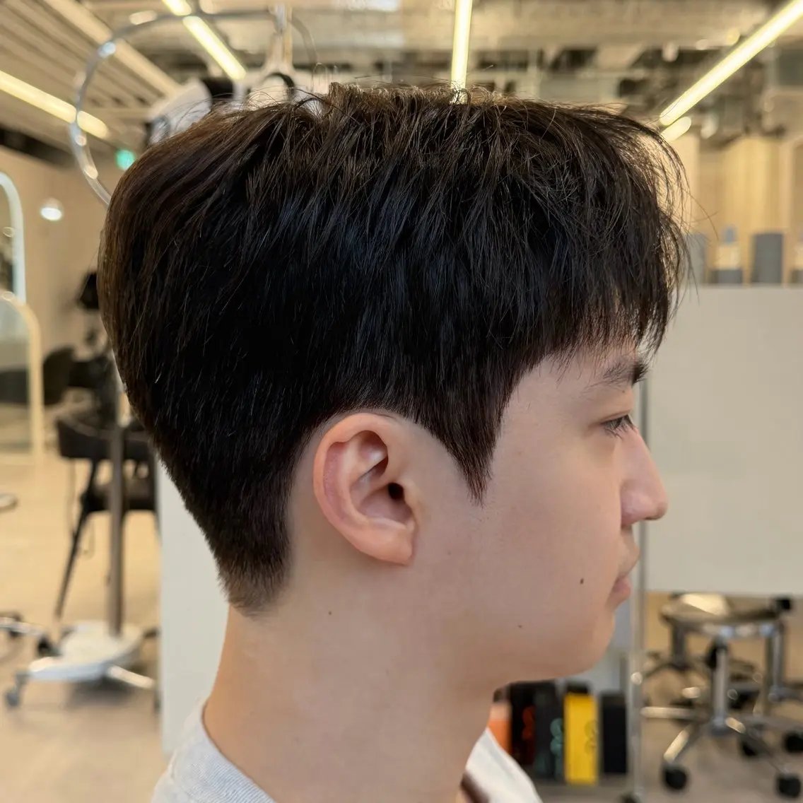メンズ メンズ韓国風 カット パーマ 韓国式ダウンパーマ 🇰🇷櫻井健のヘアスタイル