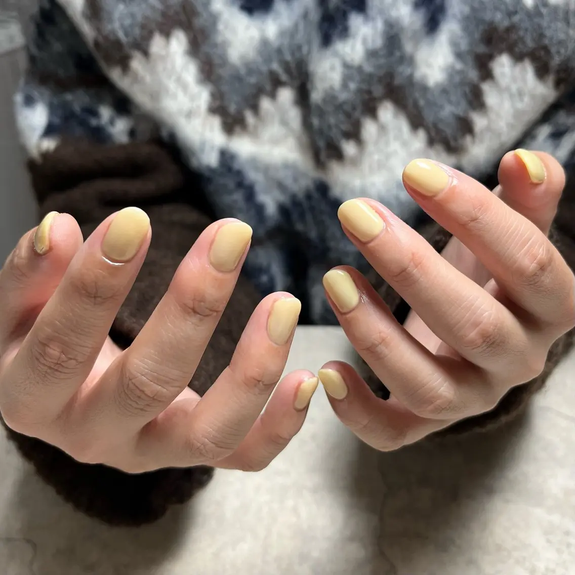 ネイル グリーン ハンドネイル vegh. nail/阿波座のネイルデザイン