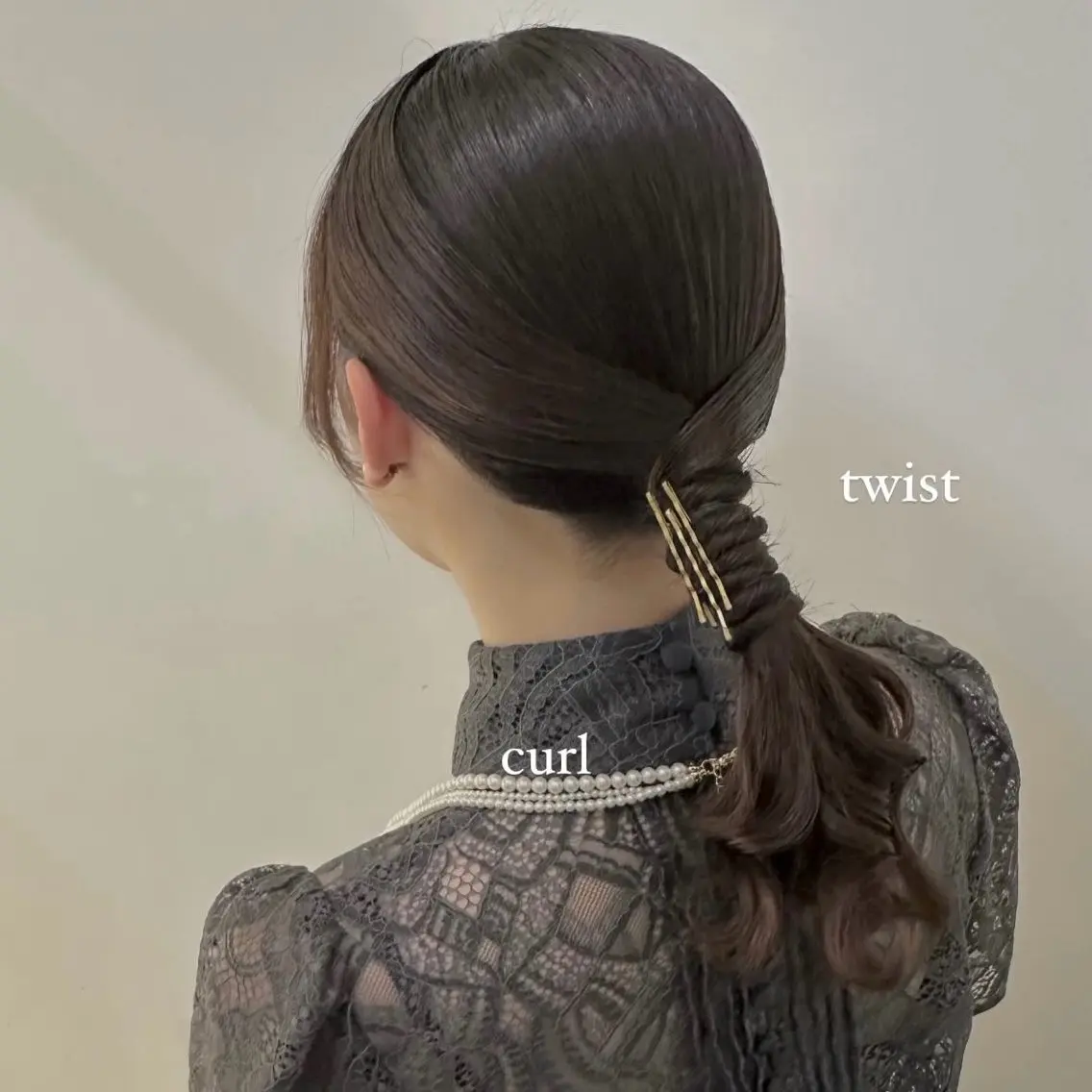 ミディアム ヘアセット 柔らかbeige /chinari❤︎のヘアスタイル