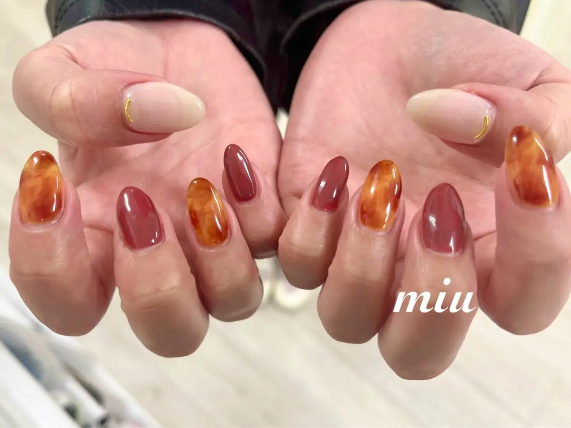 ネイル ハンドネイル miu nail 🐾mihoのネイルデザイン
