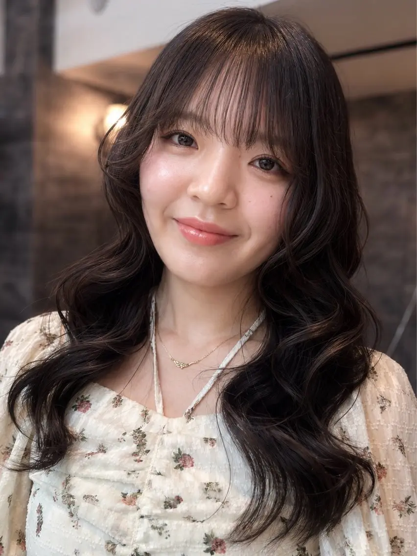 ロング カラー 🎀古沢月渚🎀 ヘアセット/1カラーのヘアスタイル