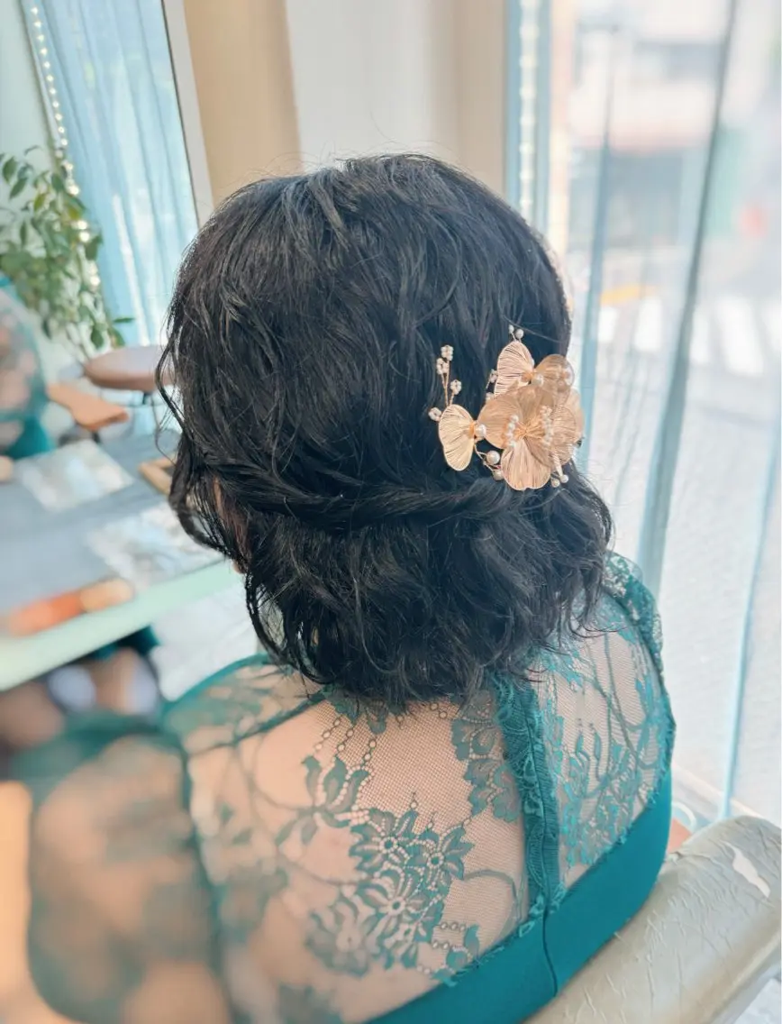 ヘアアレンジ 結婚式・ブライダル 個室サロン🌼万希 ヘアケア/ヘッドスパのヘアスタイル
