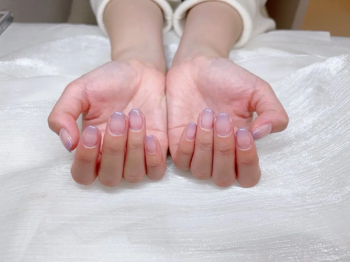 ネイル グラデーション パープル ♡CELEBRAIL YUKI♡のネイルデザイン