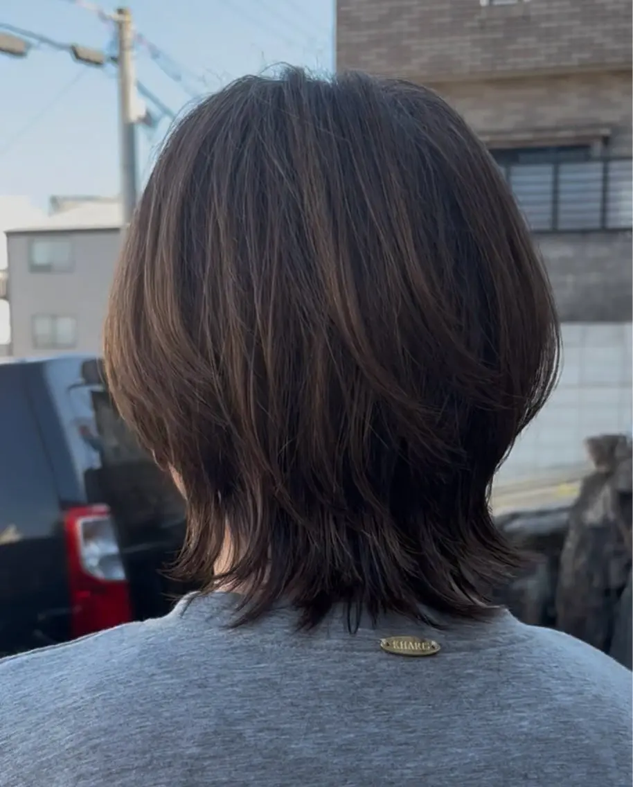 ショート ウルフカット m. Kahoのヘアスタイル