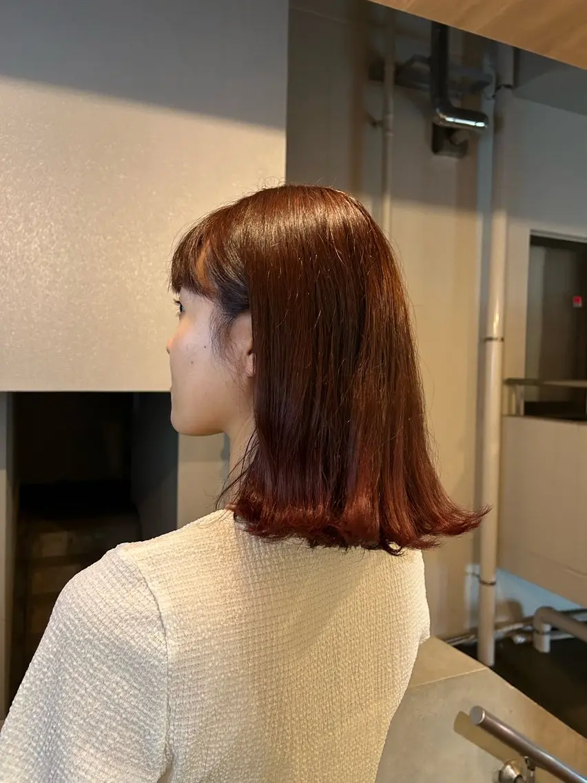 セミロング 透明感カラー/ Ⓜ️めぐみのヘアスタイル