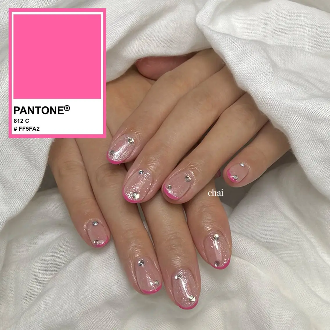 ネイル ピンク ハンドネイル chai nail + eye📍鶴橋のネイルデザイン
