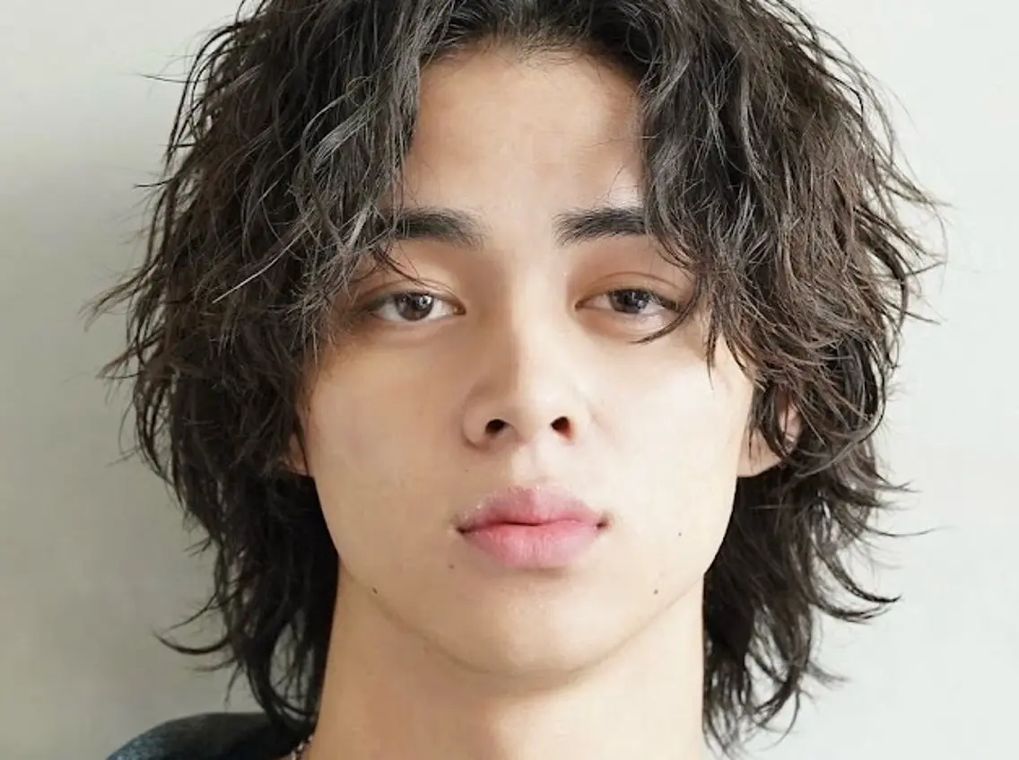 パーマ メンズ カット パーマ fifth park 六反穂 龍介のヘアスタイル