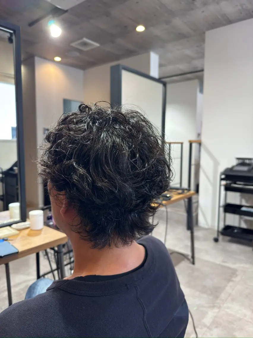 パーマ 池田 よしあのヘアスタイル