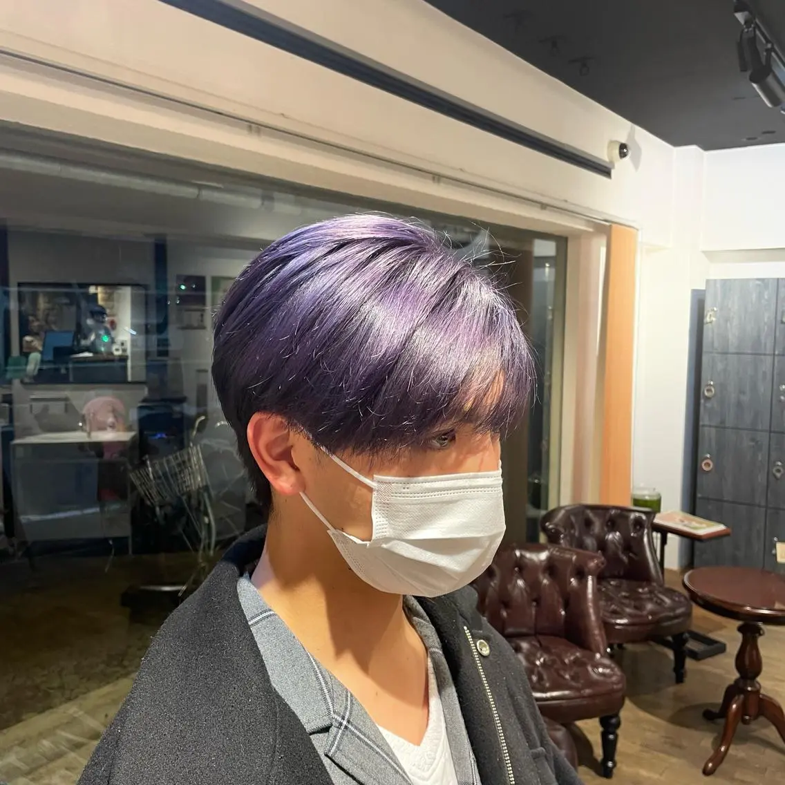 カラー メンズ メンズブリーチ ブリーチ アクストスタイル川勝 しずかのヘアスタイル