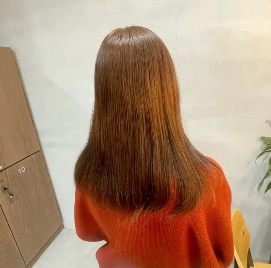 「艶カラー」+「マッサージシャンプー」の写真