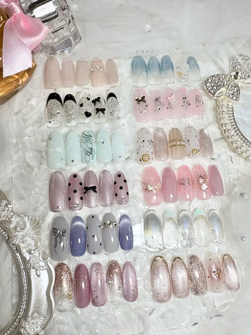 ネイル ワンホンネイル ハンドネイル グリスター 💅のネイルデザイン
