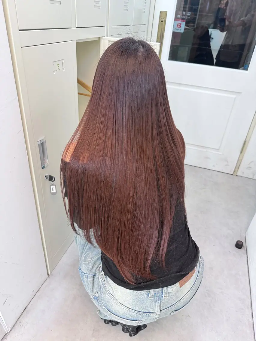 ロング 髪質改善 トリートメント ヘアカラー トリートメント 【elyts】 COCOROのヘアスタイル