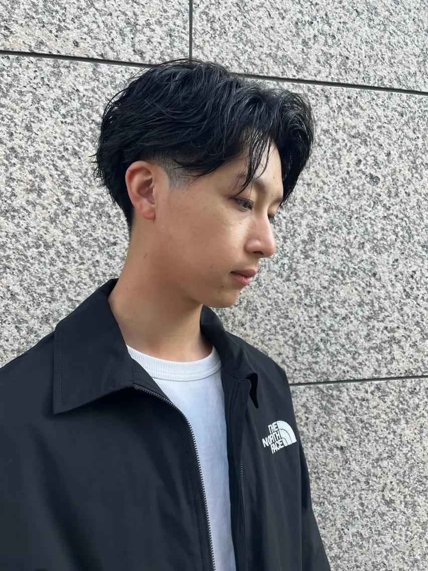 ショート パーマ メンズ フェザーパーマ メンズパーマ カット パーマ パーマ指名👑No. 1/koutaのヘアスタイル