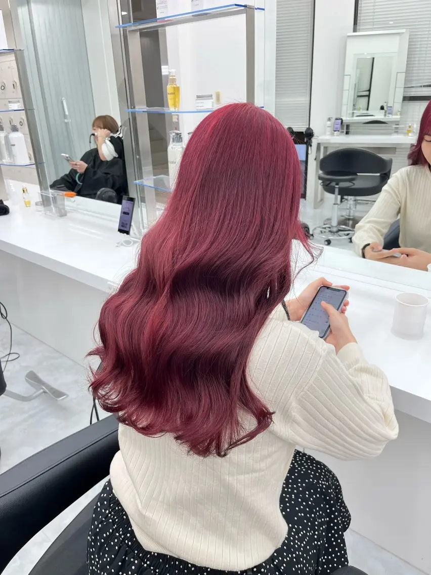 ロング カラー ヘアアレンジ Zina熊本🫧 Kurehaのヘアスタイル