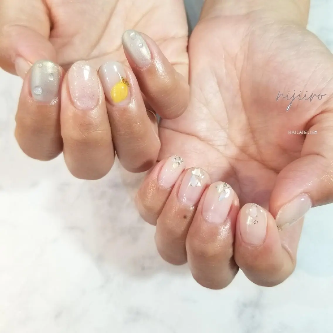 ネイル ハンドネイル nijiiro🌈 サトウのネイルデザイン