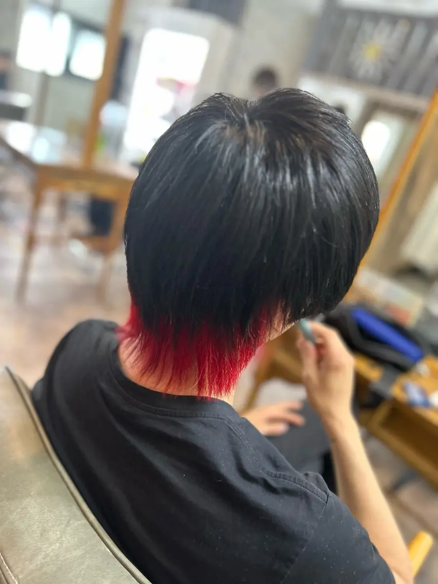 ショート カラー メンズ カット ヘアカラー HRK1st RYOKIのヘアスタイル