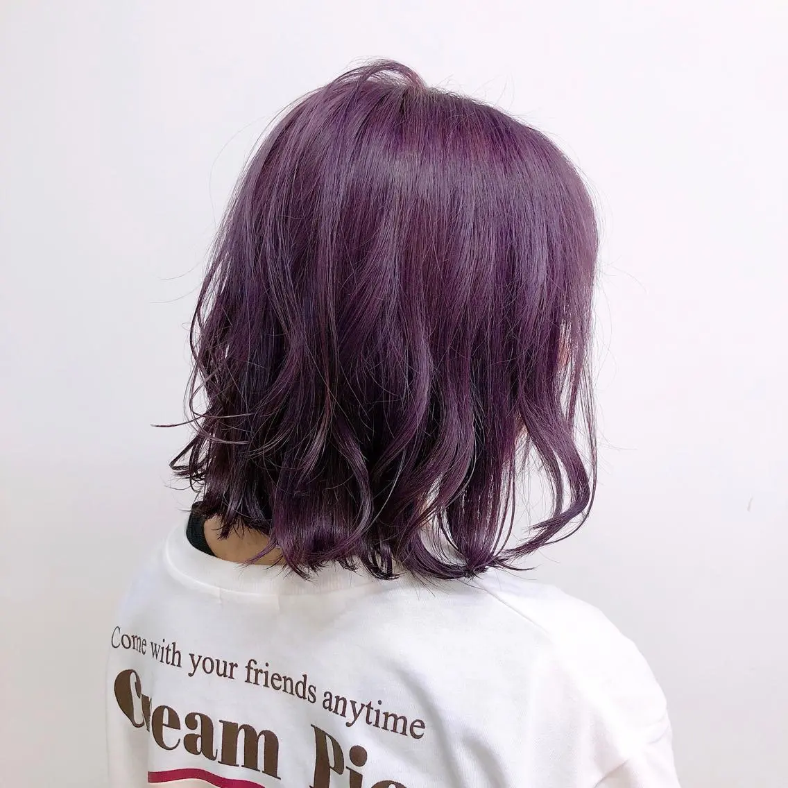 セミロング カラー ヘアカラー トリートメント 🤍💕ブリーチカラ ーAyaka💕🤍のヘアスタイル