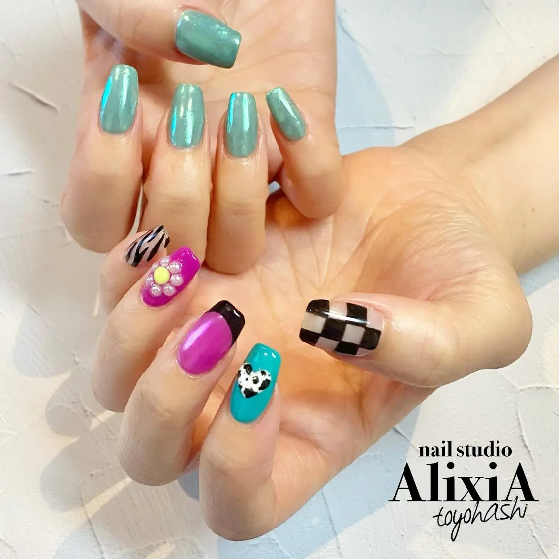 ネイル ハンドネイル AlixiA ゆみのネイルデザイン