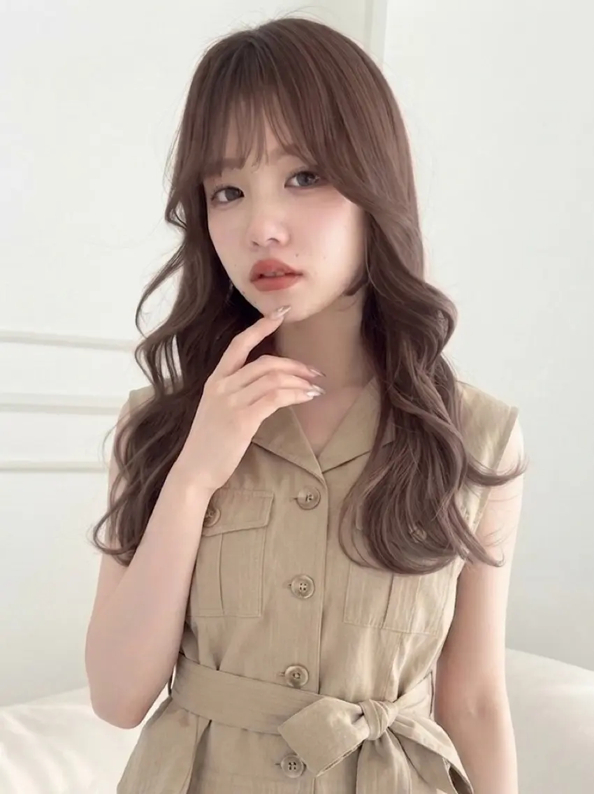 ロング カット ヘアカラー トリートメント 🤍FUWARI🤍 完全個室マンツーマンのヘアスタイル