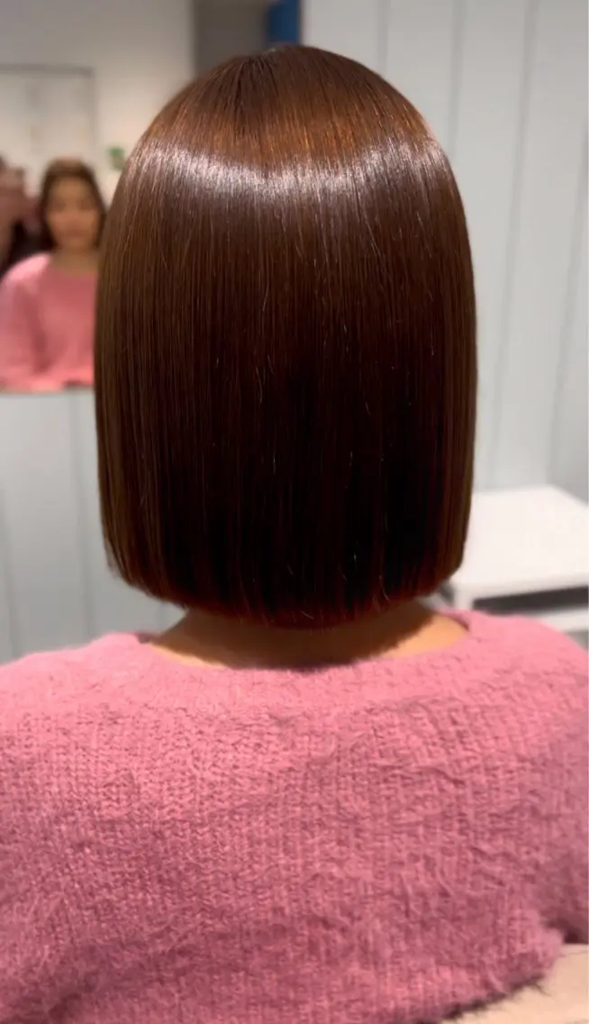 ミディアム カラー カット ヘアカラー 縮毛矯正 トリートメント 髪質改善/梅田 MAICOのヘアスタイル