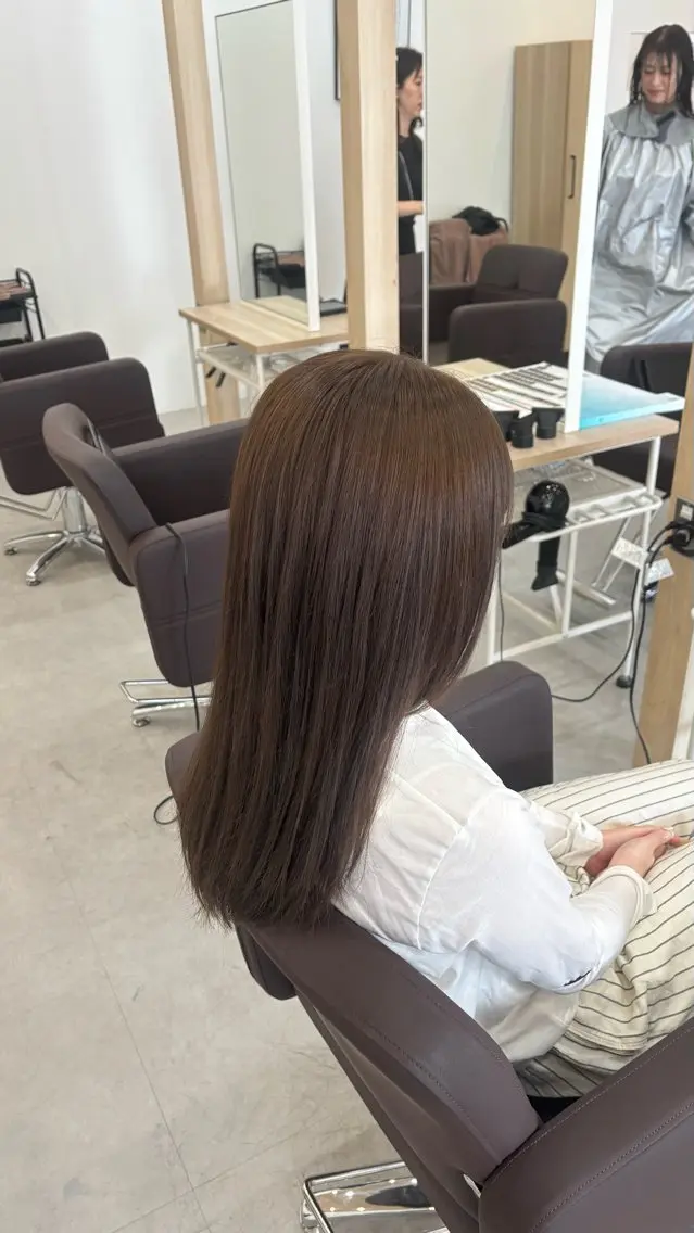 セミロング カラー ヘアカラー Agu. / KAEDEのヘアスタイル