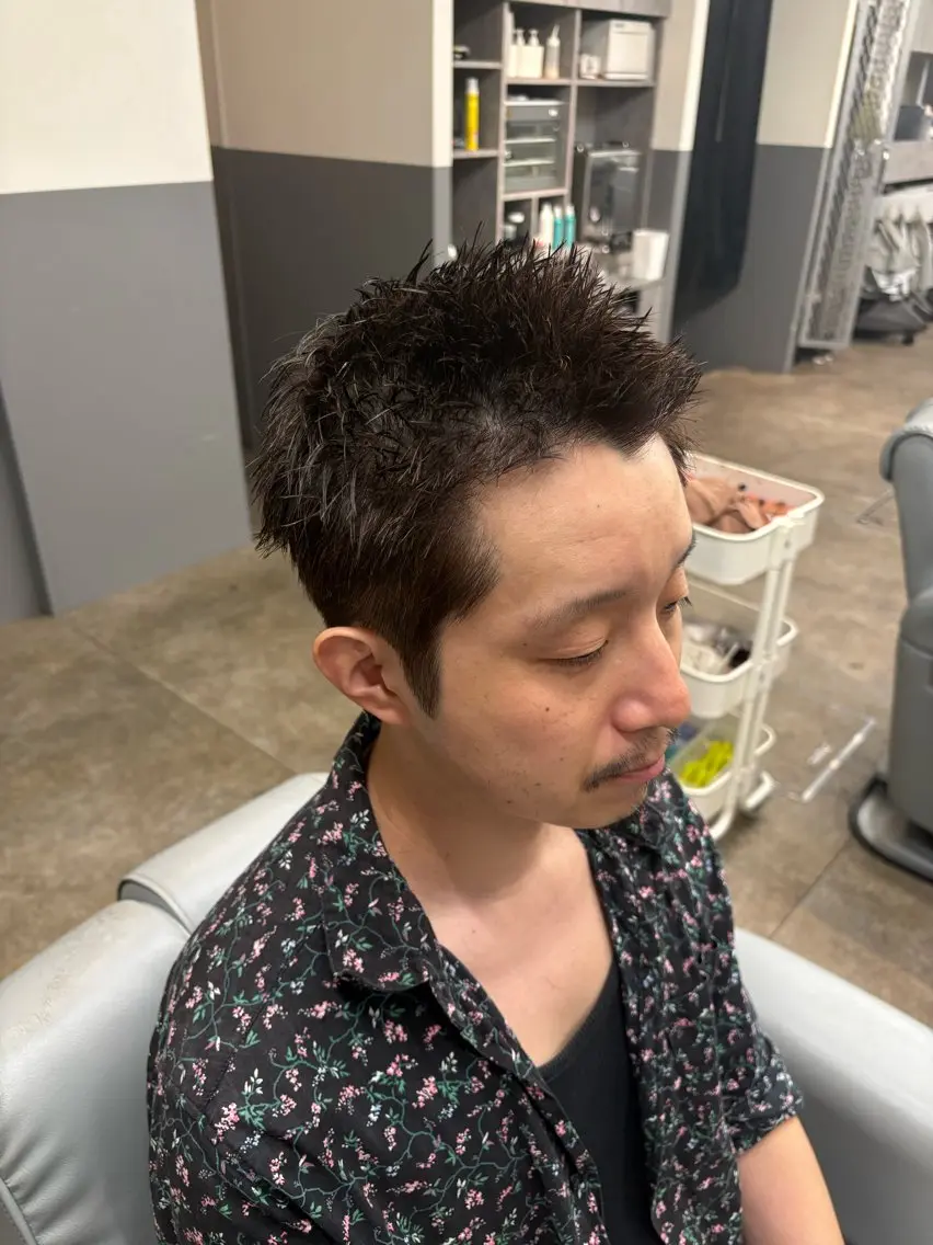 ショート カラー カット 田中 敬のヘアスタイル