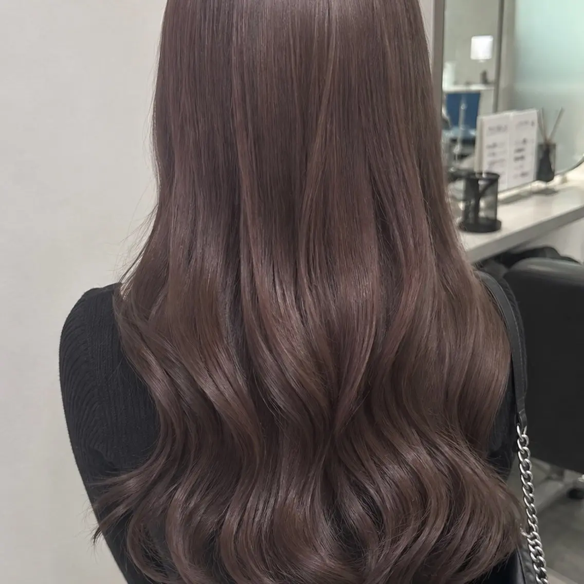 ロング ヘアカラー トリートメント 🍒韓国ヘア🍒髪 質改善🍒momoのヘアスタイル