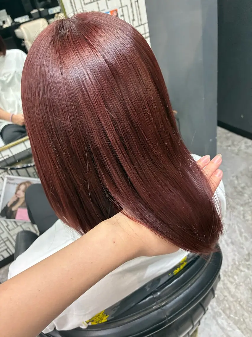 ショート ヘアカラー 北村 理奈のヘアスタイル