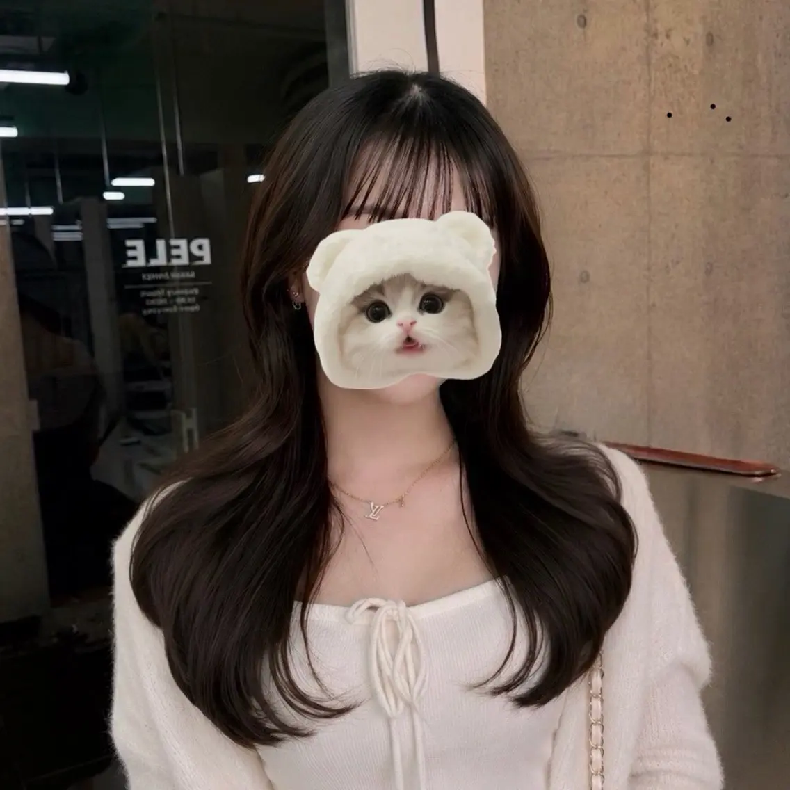 【 𝐒𝐭𝐲𝐥𝐢𝐧𝐠 𝐌𝐨𝐝𝐞𝐥 】 韓国・ワンホン風コテ巻きスタイリング💞の写真