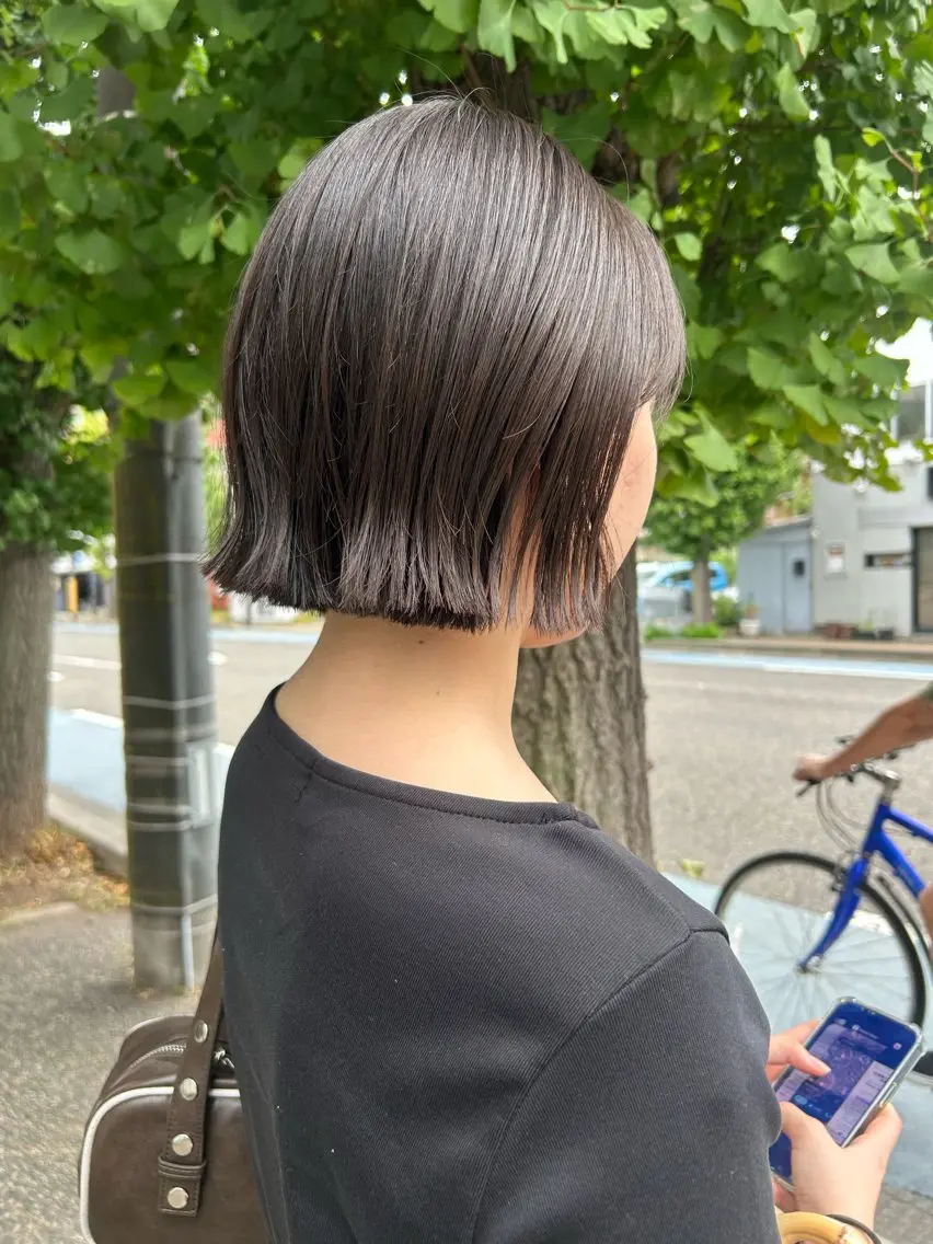 ミディアム ORe'S HAIR BE　GLaDまなみのヘアスタイル