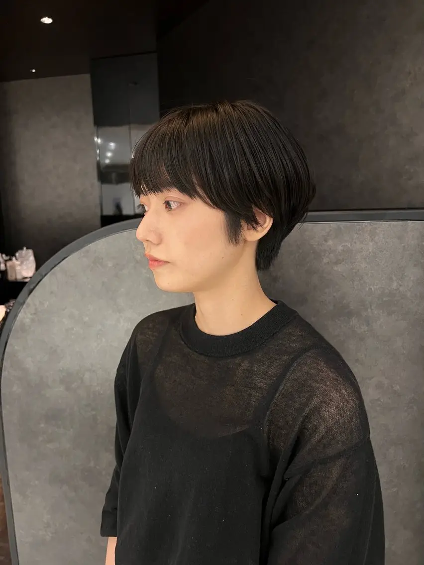 ショート ショートヘア カット/パーマ たるみことりのヘアスタイル