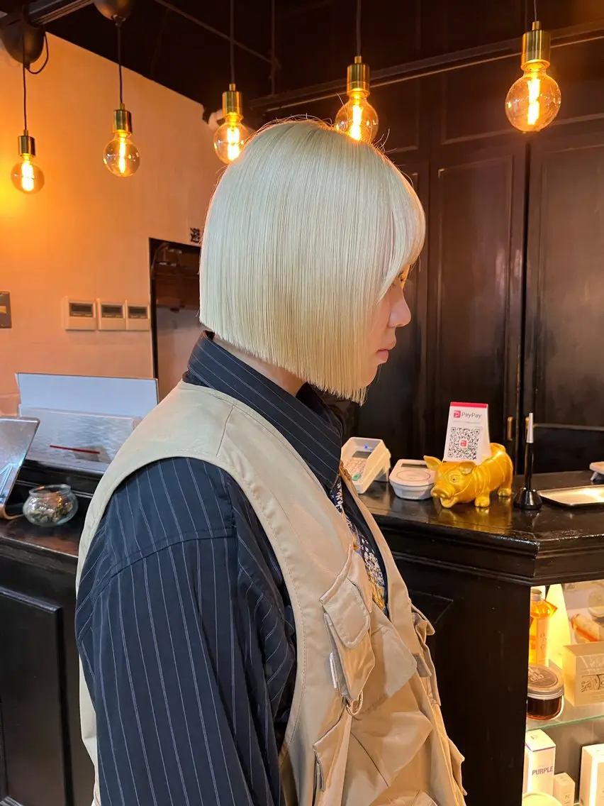 ショート カラー カット✂️ 千夏のヘアスタイル