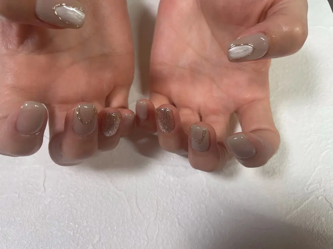 ネイル ジェルネイル 韓国ネイル メンズネイル パラジェル 春ネイル ハンドネイル kiki nail &brow二子玉川のネイルデザイン