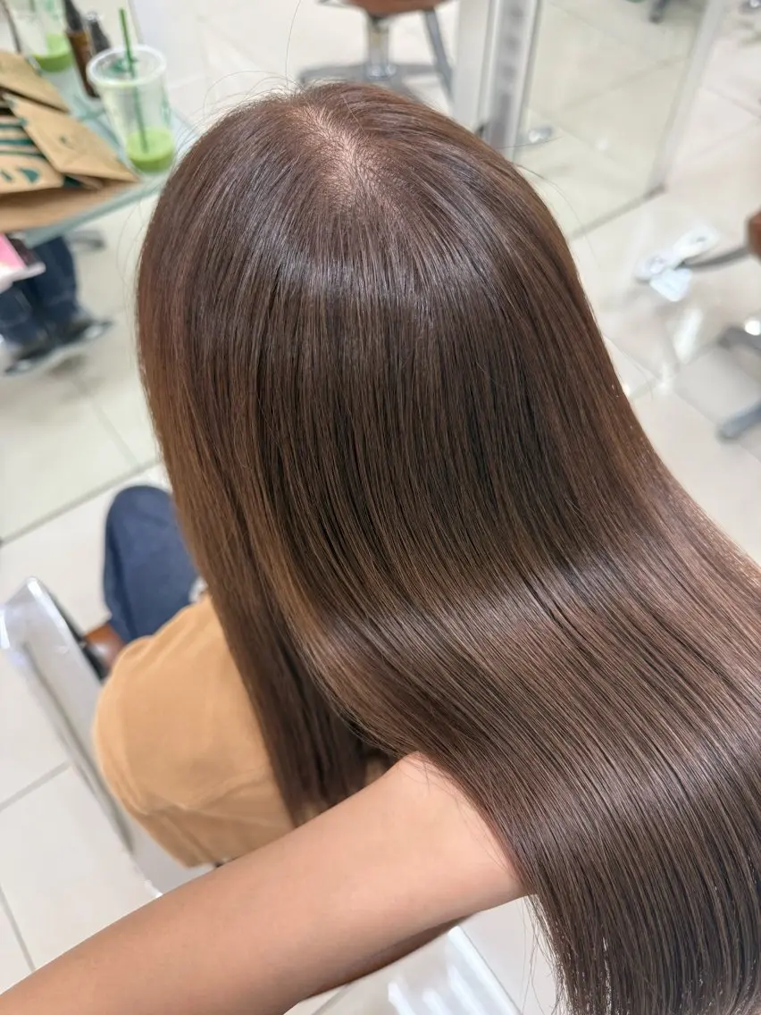 暖色カラー🩷 アレンジ/アスナのヘアスタイル